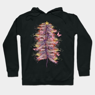 Dragonfly Christmas Tree, Merry Xmas Gift, Christmas insect Lover Hoodie